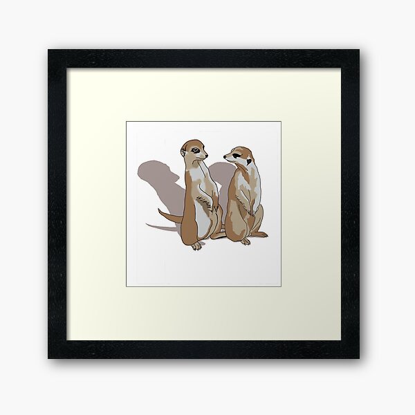 Item preview, Meerkat with shadow designed and sold by Ute Rüger.