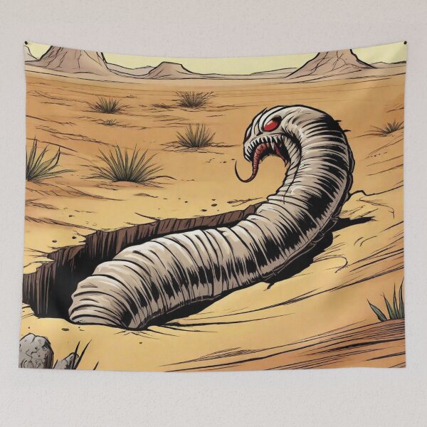 Item preview, Mongolian Death Worm 18 designed and sold by AIfolklore.