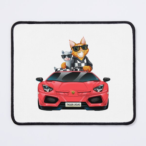 Item preview, Happy JoJo & No Drama Lambo Car Cartoon designed and sold by tigerjojo.