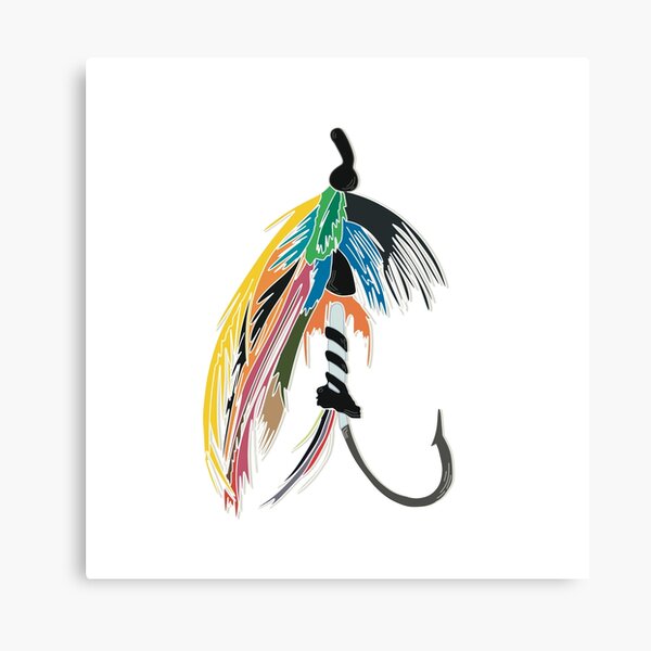 Beaded Grey Ghost Fishing Lure Art Print for Sale by rachel-e