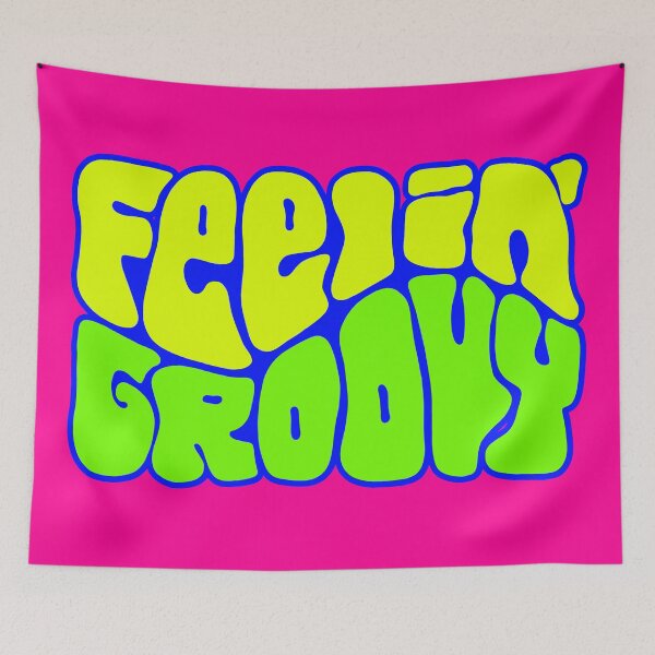 Item preview, Feelin' Groovy Colorful Word Art designed and sold by Unhinged Heather.