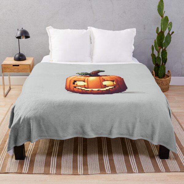 Item preview, Pixel Jack-O-Lantern Design Print designed and sold by randomtdesigns.