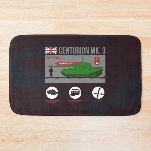 Item preview, Infographic of Centurion MK.3 british tank designed and sold by FAawRay.