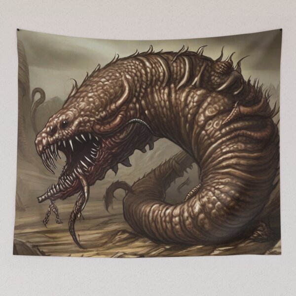 Item preview, Mongolian Death Worm 20 designed and sold by AIfolklore.