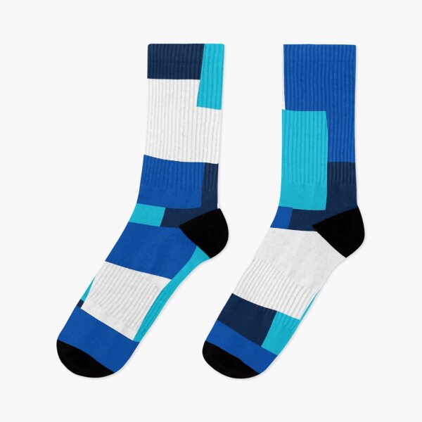Item preview, Copy of Geometry blue Square Pattern  designed and sold by L-I-E-Store.
