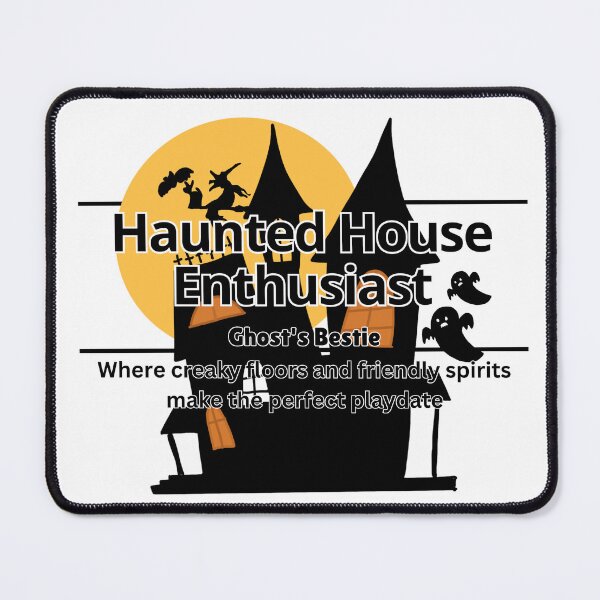 Item preview, Haunted House Enthusiast Funny Designs designed and sold by DesignXBecky.