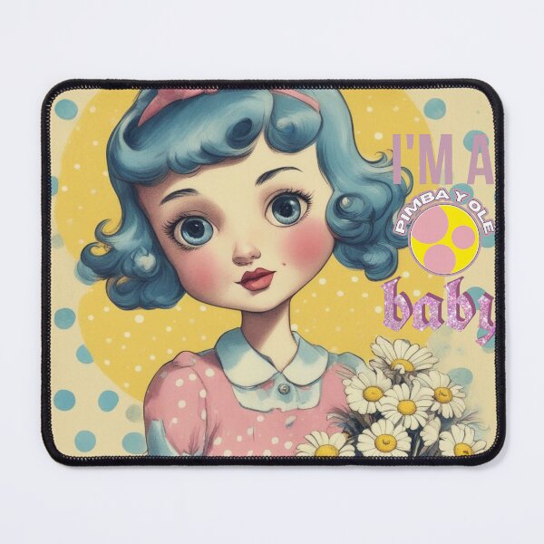 Item preview, I am a Pimba Y Olé baby, sweet girl & daisies designed and sold by Pimbayole.