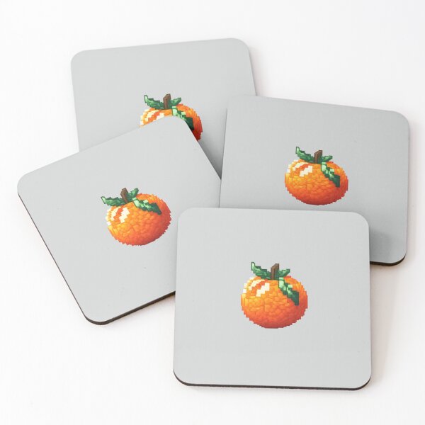 Item preview, Pixel Orange Design Print  designed and sold by randomtdesigns.