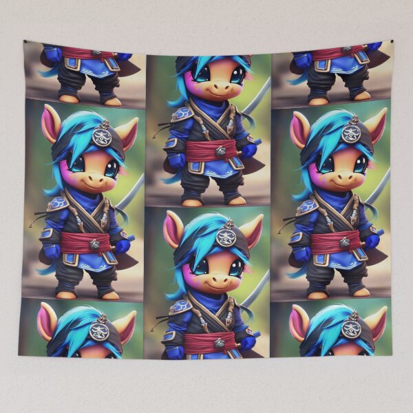 Item preview, A cute, beautiful and cool samurai pony designed and sold by Pelzi100.