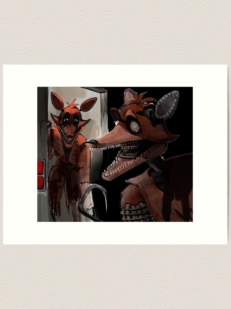 Foxy five nights ( fnaf ) art Sticker for Sale by Star S2 Arts