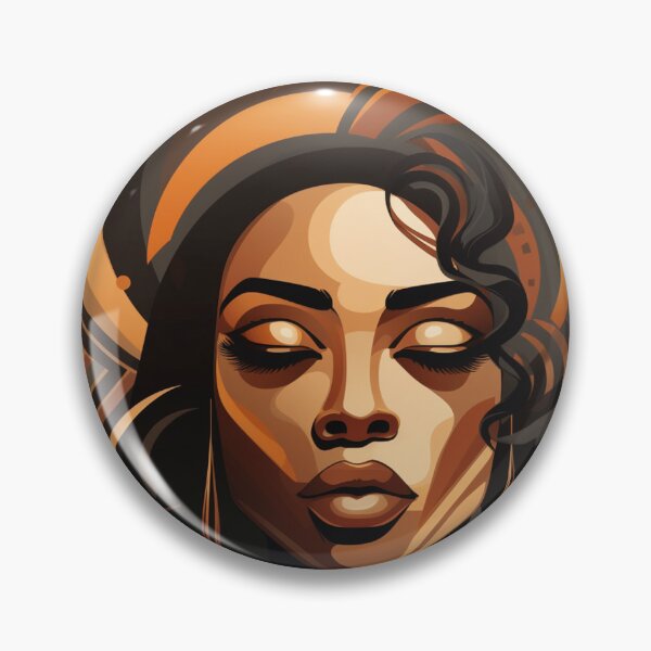 Item preview, A Beautiful Woman Face - Abstract Art - Brown Tones designed and sold by StudioRedKoala.