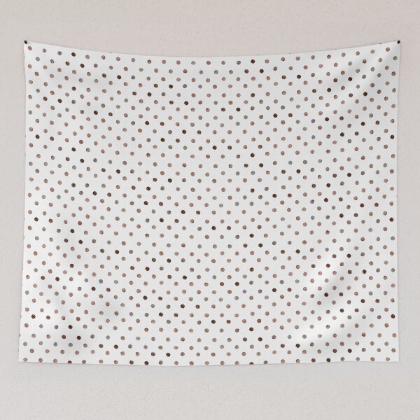 Item preview, Brown Fall Watercolor Polka Dots designed and sold by Daily Miracles.