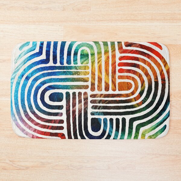 Item preview, Colorful Bright Colors Native American Pattern Art 5 designed and sold by Sharon Cummings Art.