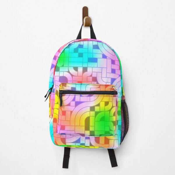 Item preview, Rainbow Tube Pattern designed and sold by Holly M Backus.