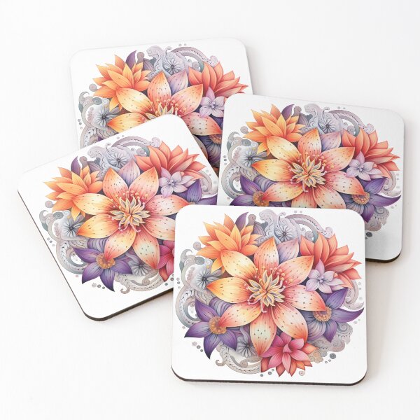 Item preview, Beautiful Mandala Flowers designed and sold by Cris888.
