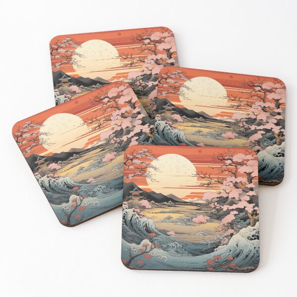 Item preview, A Japanese Art Style Landscape Design designed and sold by Sketch-Shack.