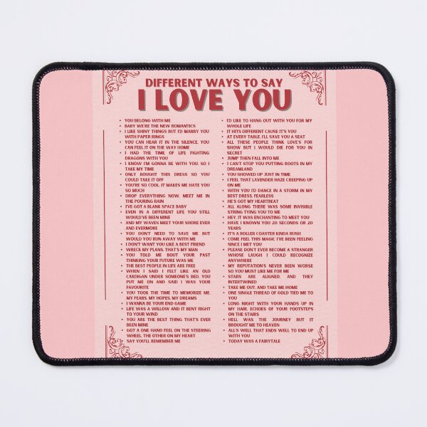 Item preview, Different Ways To Say I Love You, Taylor's Version designed and sold by stickersbyLexy-.