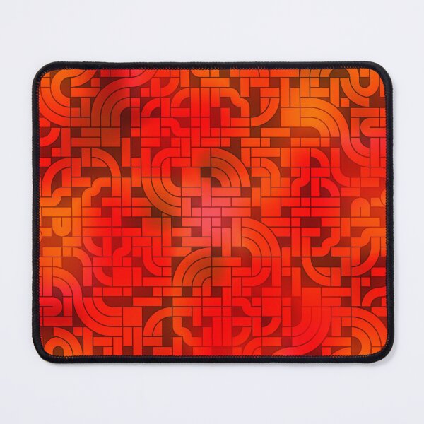 Item preview, Red Tube Pattern designed and sold by Holly M Backus.