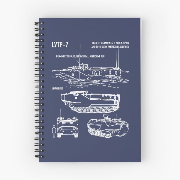 Item preview, LVTP-7 Assault Amphibious Vehicle Recognition Blueprint designed and sold by MilitaryMart.