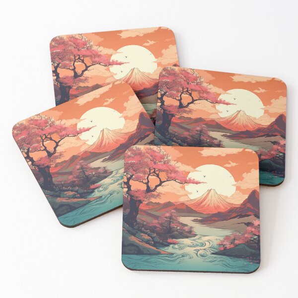 Item preview, A Japanese Art Style Landscape Design designed and sold by Sketch-Shack.