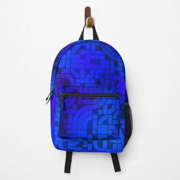 Item preview, Blue Tube Pattern designed and sold by Holly M Backus.