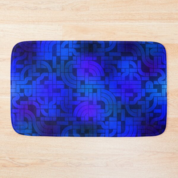 Item preview, Blue Tube Pattern designed and sold by Holly M Backus.