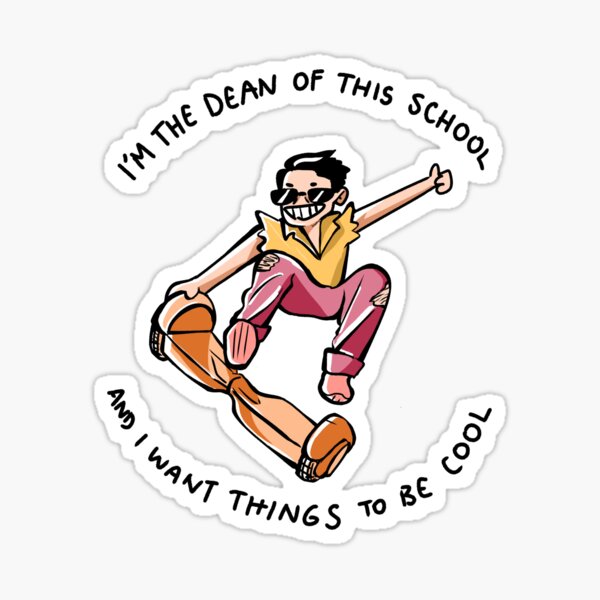 Item preview, OFF BOOK: 'I'm The Dean Of This School" designed and sold by leafykid.
