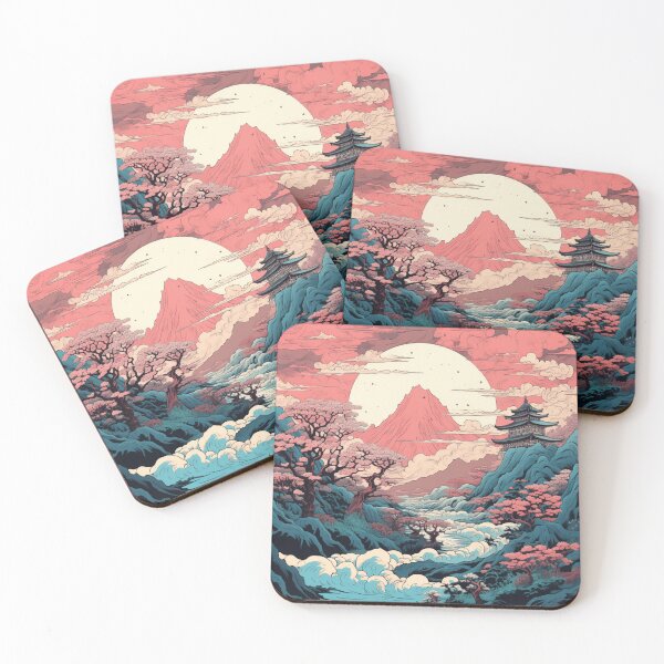 Item preview, A Japanese Art Style Landscape Design designed and sold by Sketch-Shack.