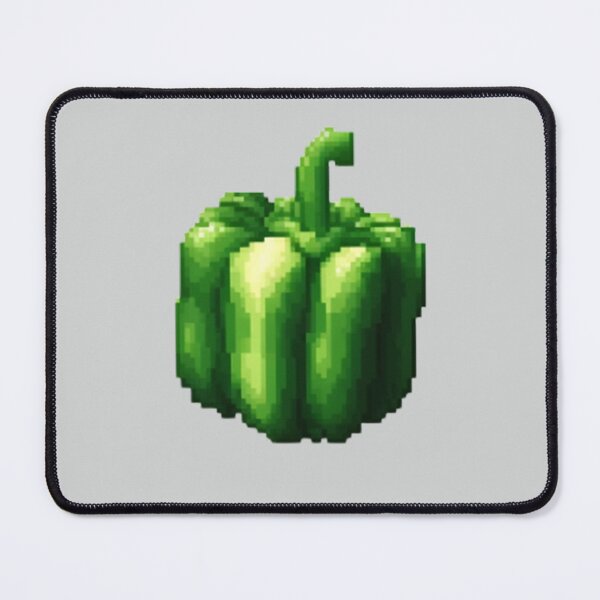 Item preview, Pixel Green Bell Pepper Design Print designed and sold by randomtdesigns.
