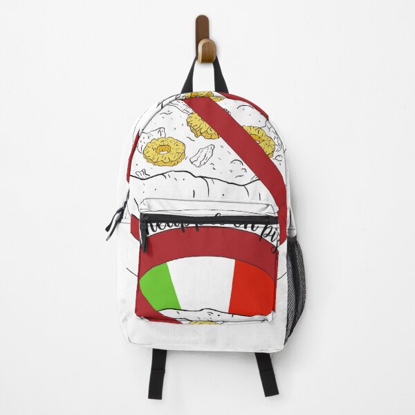 Item preview, Italians say "no pineapple on pizza!", funny quote, love the cultures designed and sold by WildArtIT.
