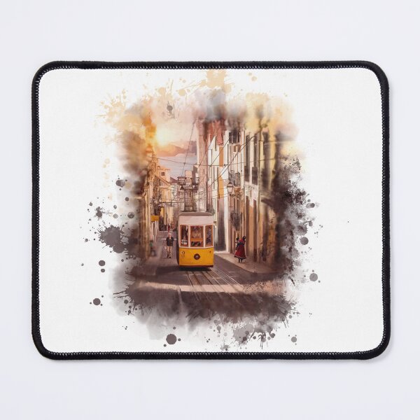 Item preview, Lisbon Yellow Tram. designed and sold by PocketRoom.