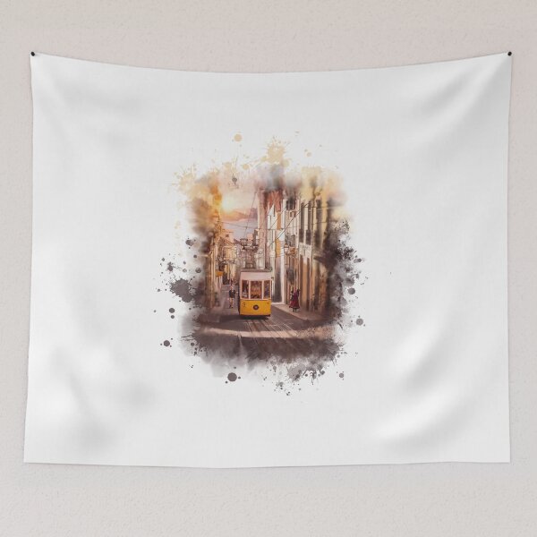 Item preview, Lisbon Yellow Tram. designed and sold by PocketRoom.