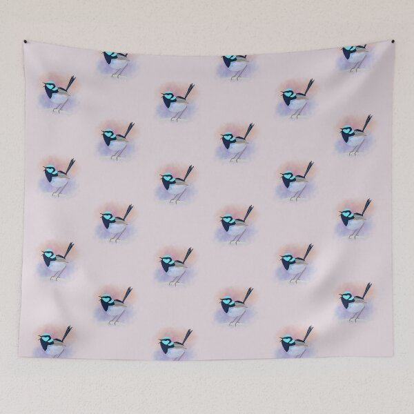 Item preview, 'Fairy wren sunrise ‘ designed and sold by Mumsart.