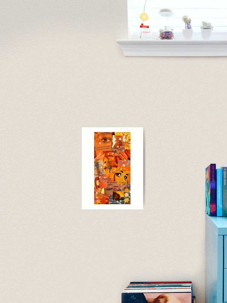 Thumbnail 2 of 3, Art Print, Orange Summer designed and sold by Riley-Racoon.