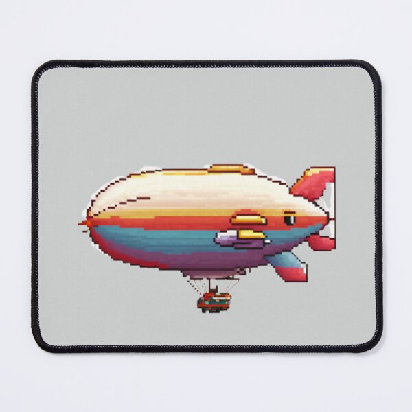 Item preview, Pixel Blimp Design Print  designed and sold by randomtdesigns.