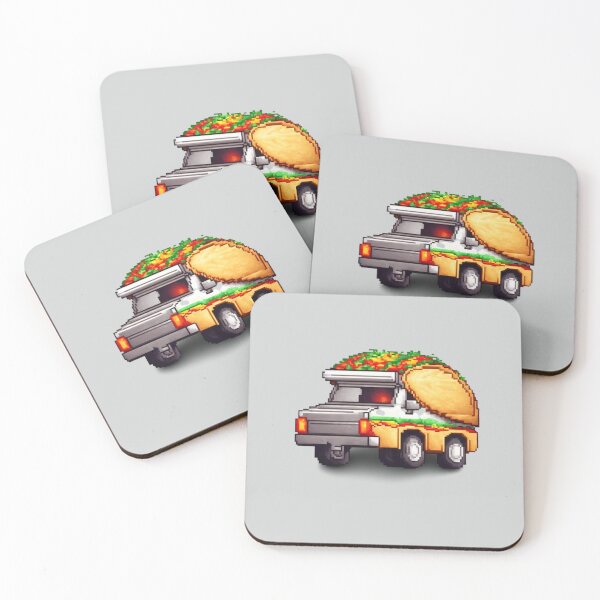 Item preview, Pixel Taco Truck Design Print designed and sold by randomtdesigns.