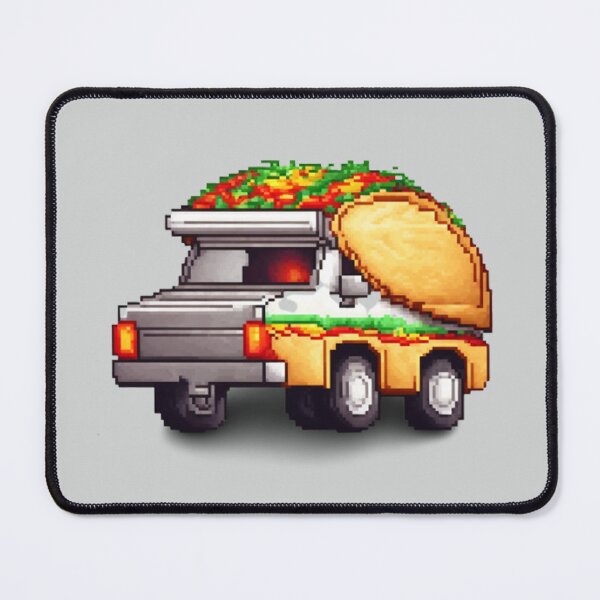 Item preview, Pixel Taco Truck Design Print designed and sold by randomtdesigns.