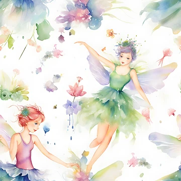 Artwork thumbnail, Fairy Pattern 19 by DigitalPatternx