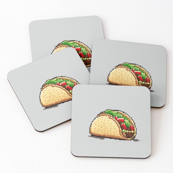 Item preview, Pixel Taco Design Print  designed and sold by randomtdesigns.