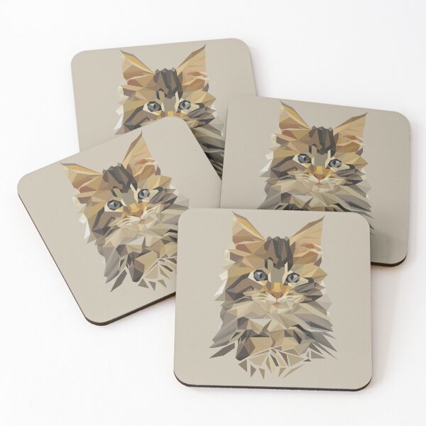 Item preview, Maine coon Kitten Love designed and sold by bluedutchie.