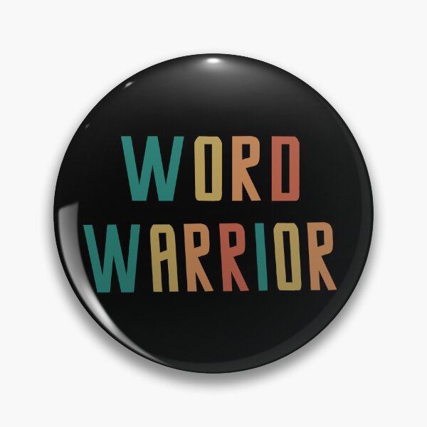 Item preview, Funny Word Warrior Word Game Design designed and sold by Nature's Fancy.
