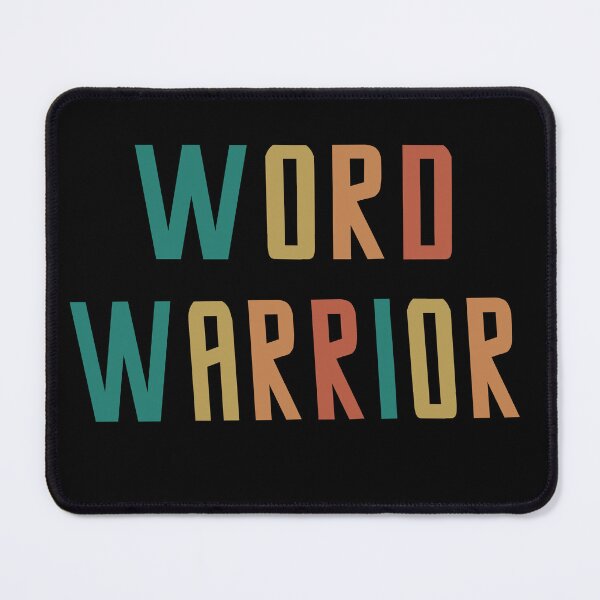 Item preview, Funny Word Warrior Word Game Design designed and sold by Nature's Fancy.