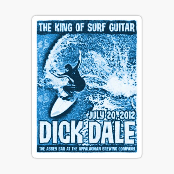 Item preview, King of Surf Guitar - Dick Dale - affiche de concert rare designed and sold by Kludoman.