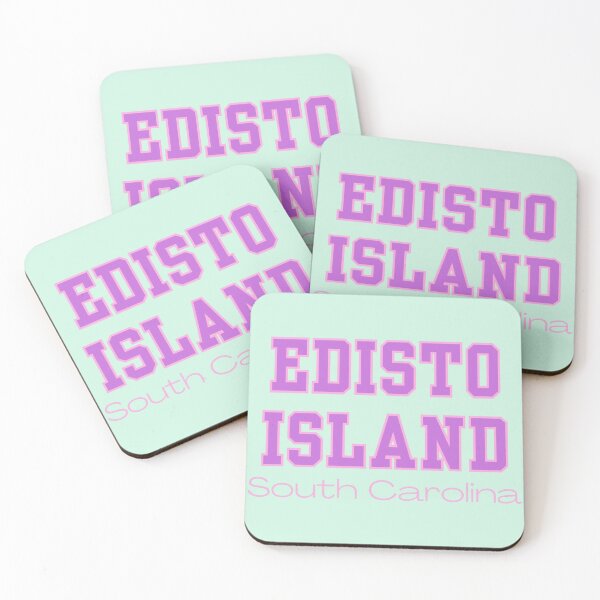 Item preview, Edisto Island South Carolina Varsity Print Purple Pink designed and sold by Sunshine-Dreams.
