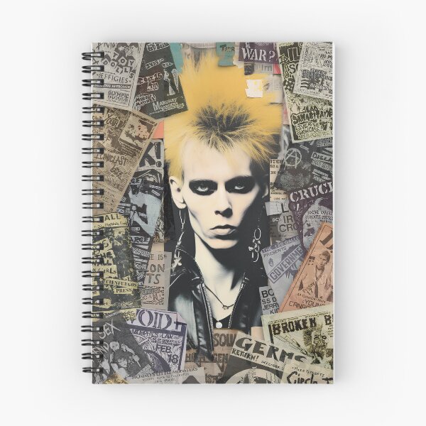 Item preview, Collage of Weathered Punk Rock Flyers designed and sold by DeadMonkeyShop.