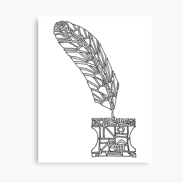 Feather Quill with Nib - birds & words {a home boutique}