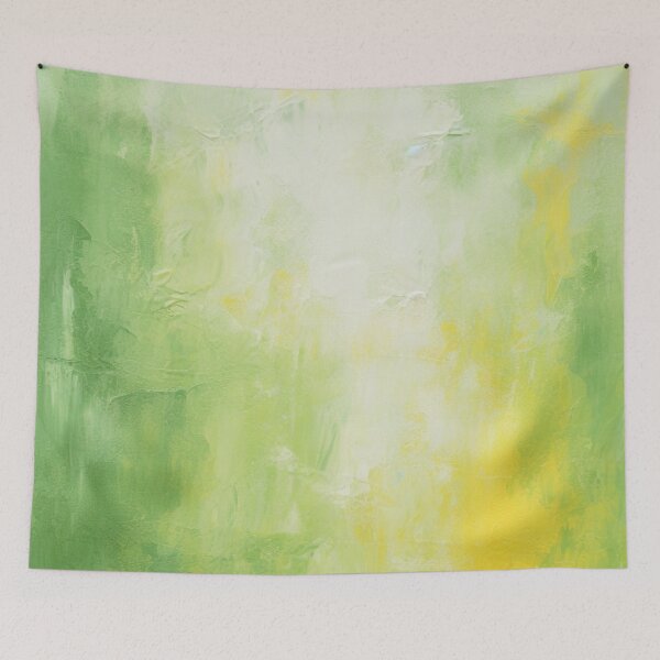 Item preview, Simple Green And Yellow Oil Painting designed and sold by AerinDigital.