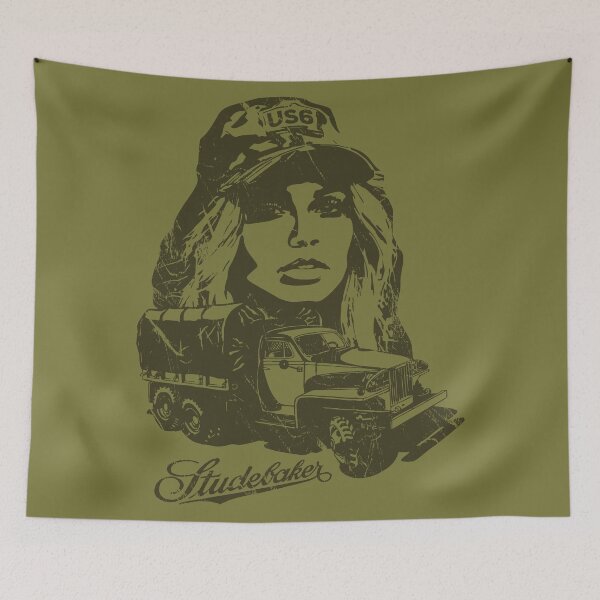 Item preview, Military Woman and trucks Studebaker US6 designed and sold by etraveler.
