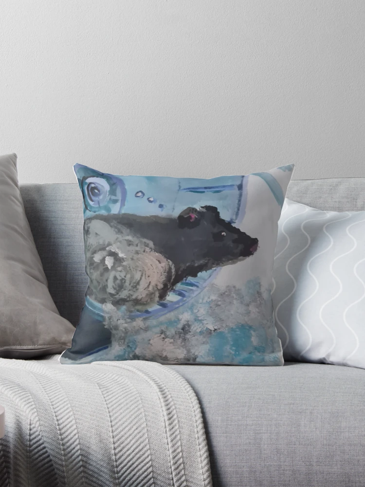Thumbnail 1 of 4, Pillow, Goose the hamster designed and sold by Riley-Racoon.