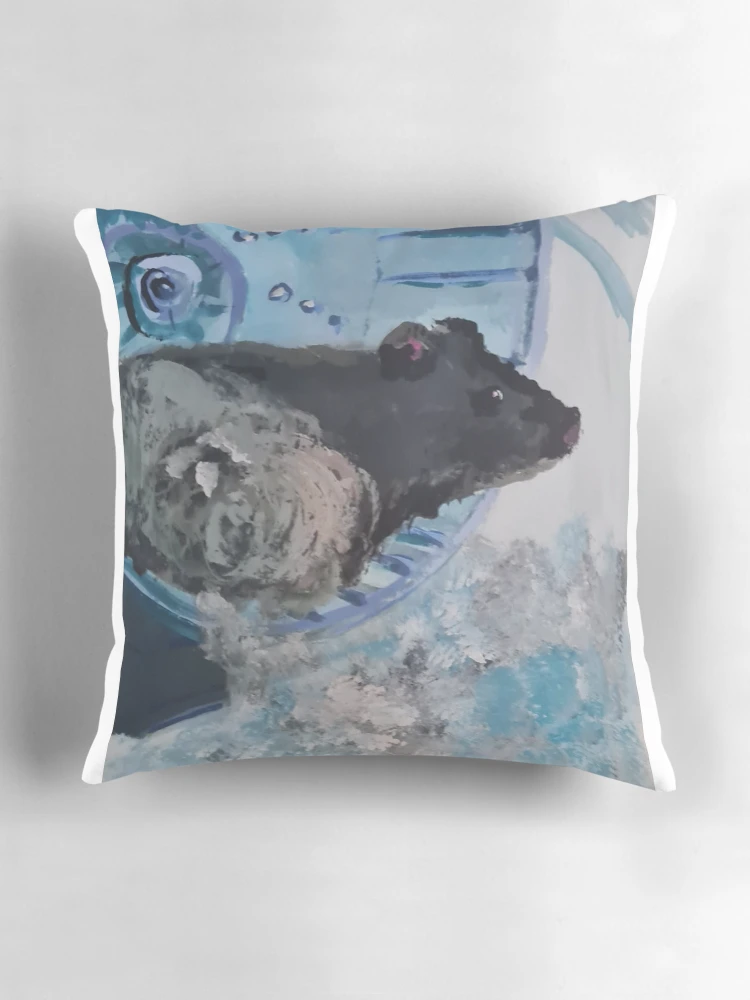 Thumbnail 3 of 4, Pillow, Goose the hamster designed and sold by Riley-Racoon.